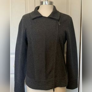 Jones New York Signature Double Zip Knit Collare Size Small, original price $159